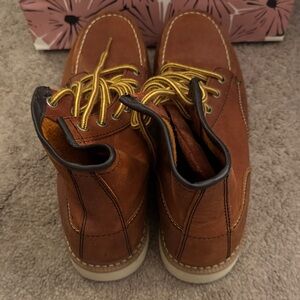 Classic Brown Leather Women’s Work Boots